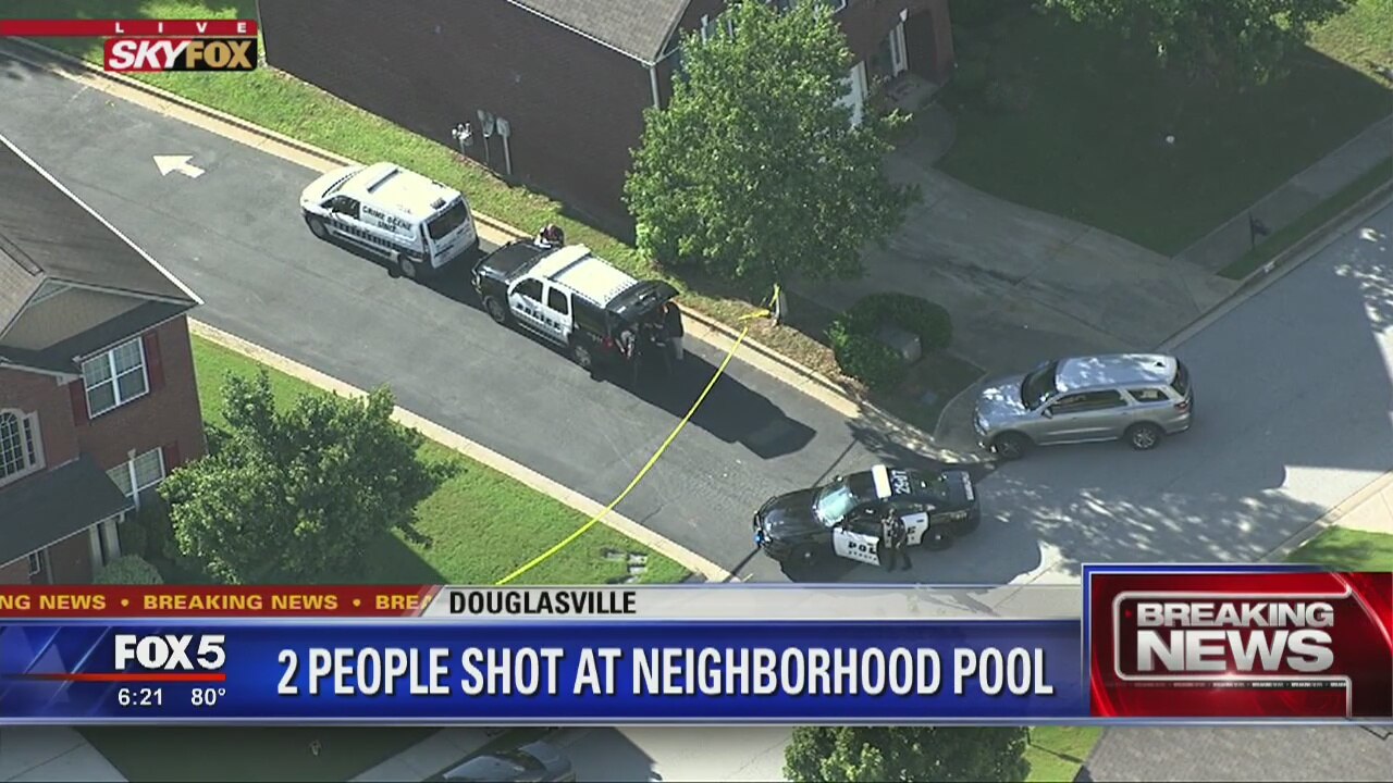 2 people shot at neighborhood pool