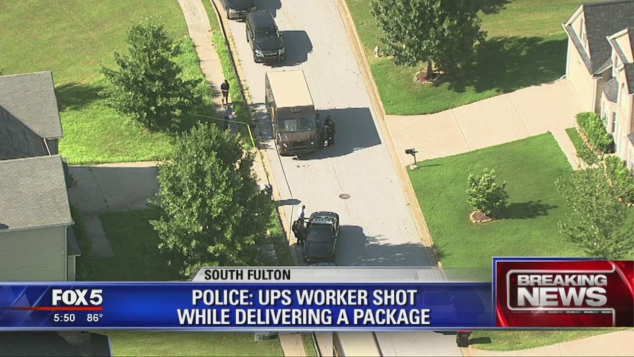 Police: UPS worker shot while delivering a package