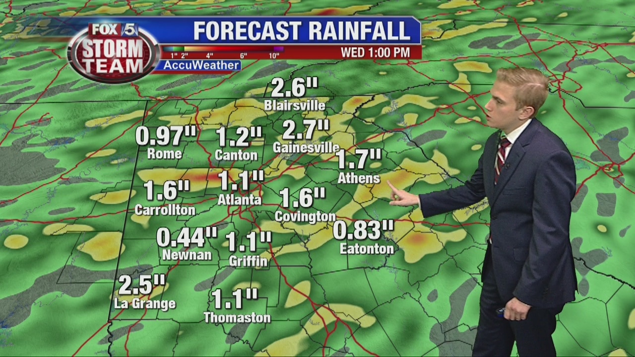 Monday Afternoon Forecast