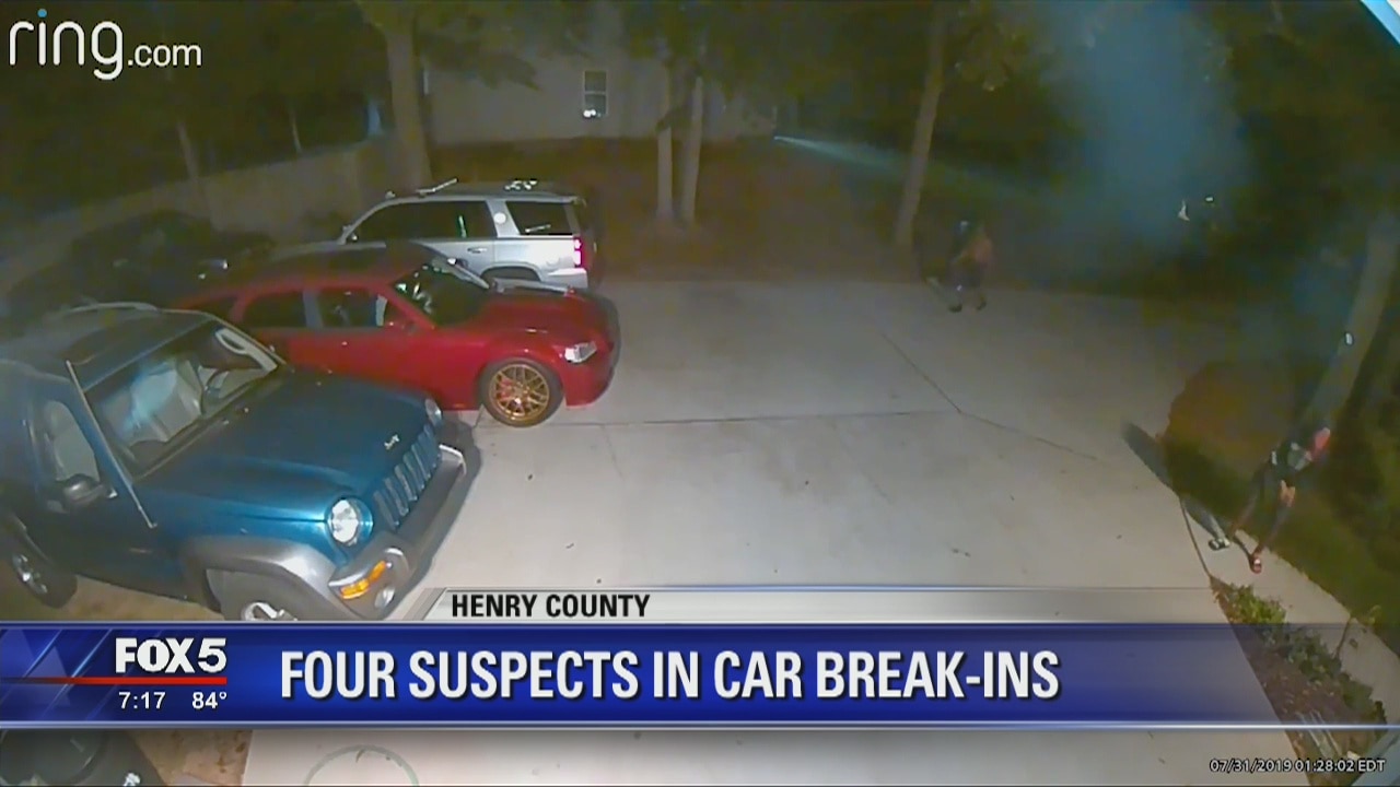 Four suspects in car break-ins | FOX 5 Atlanta