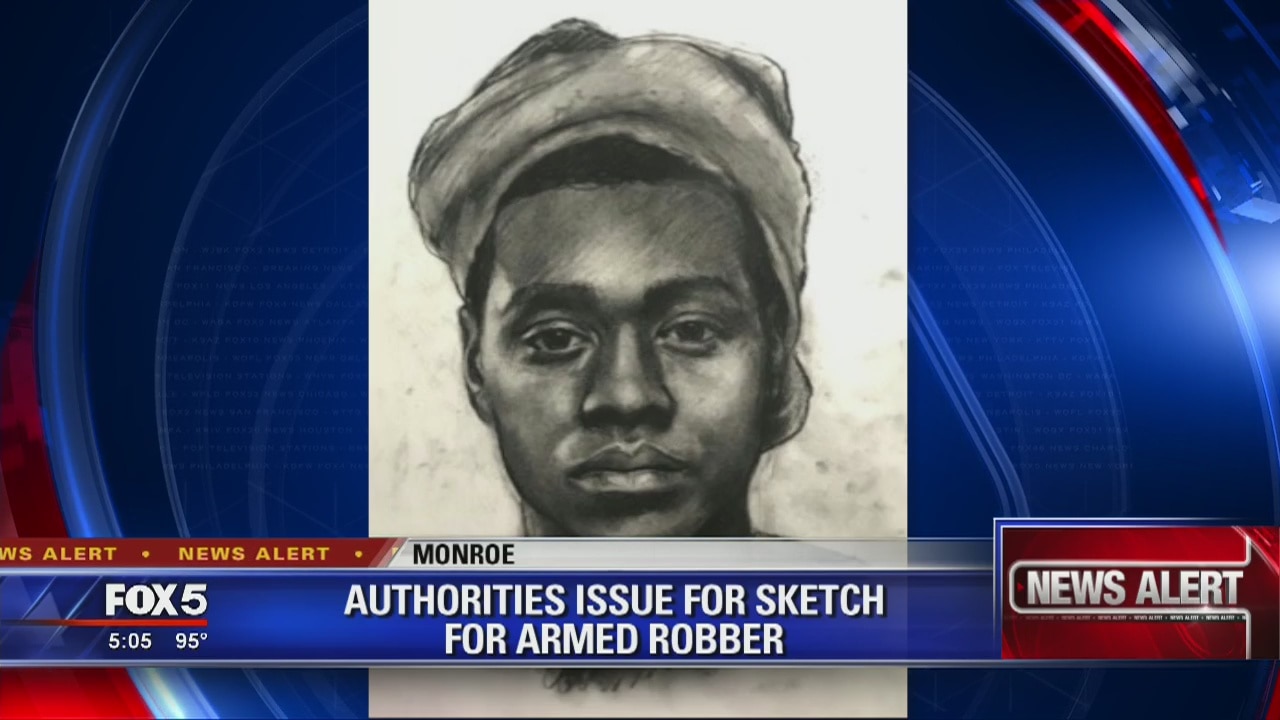 Sketch of armed robbery suspect