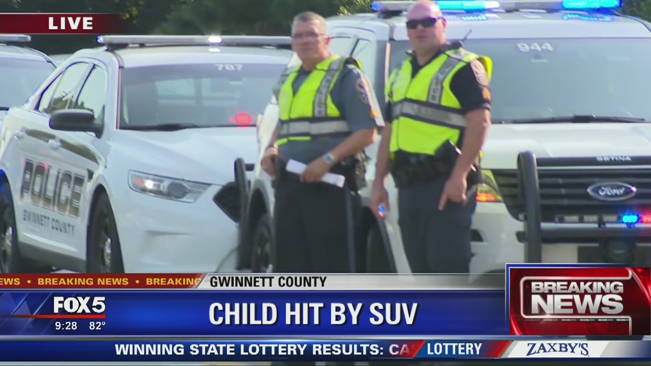 Child hit by SUV