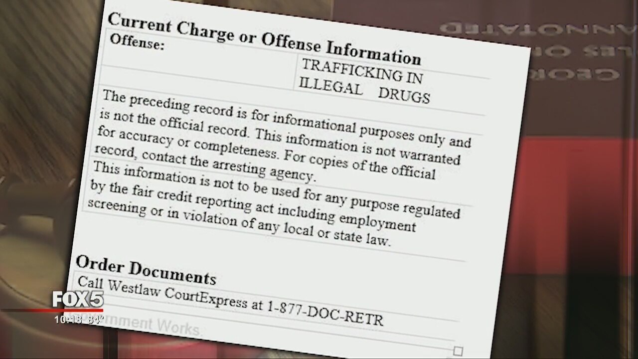 Wrong arrest record