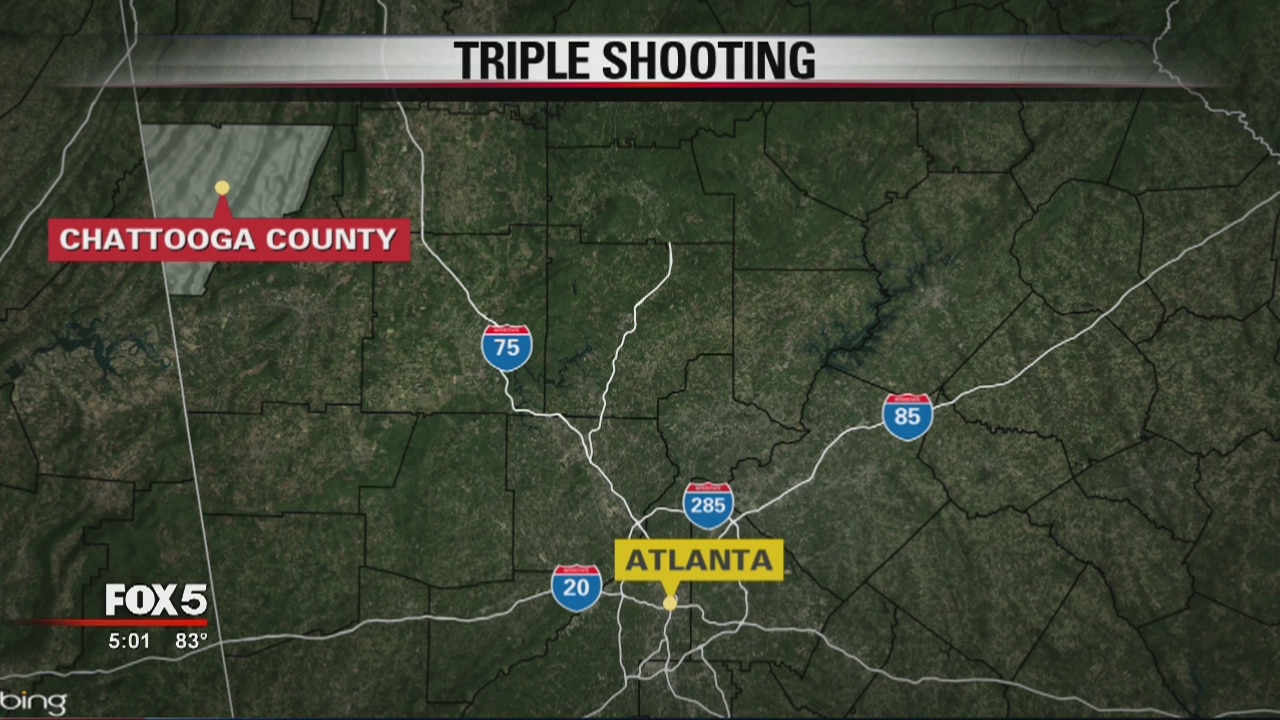 Chattooga County triple shooting