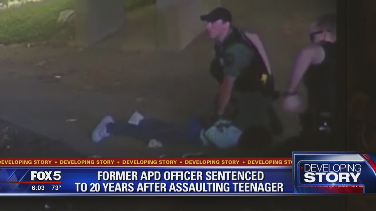 Former APD officer sentenced to 20 years after assaulting teen