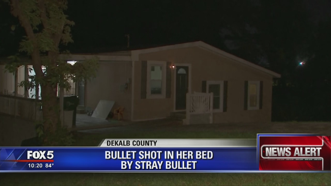 Woman shot by stray bullet | FOX 5 Atlanta