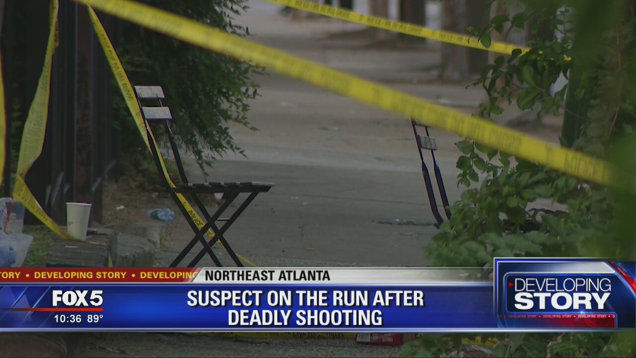 Suspect on the run after deadly shooting