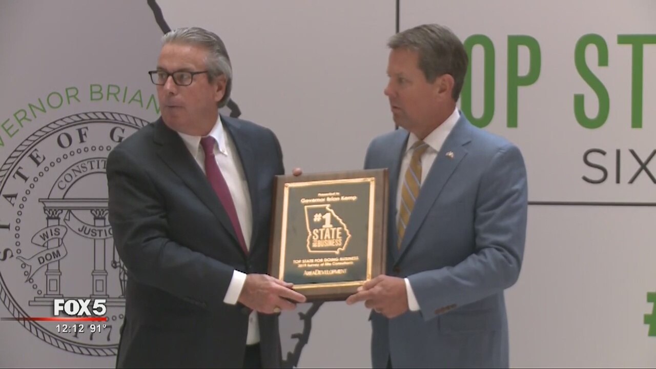Georgia named best state for business