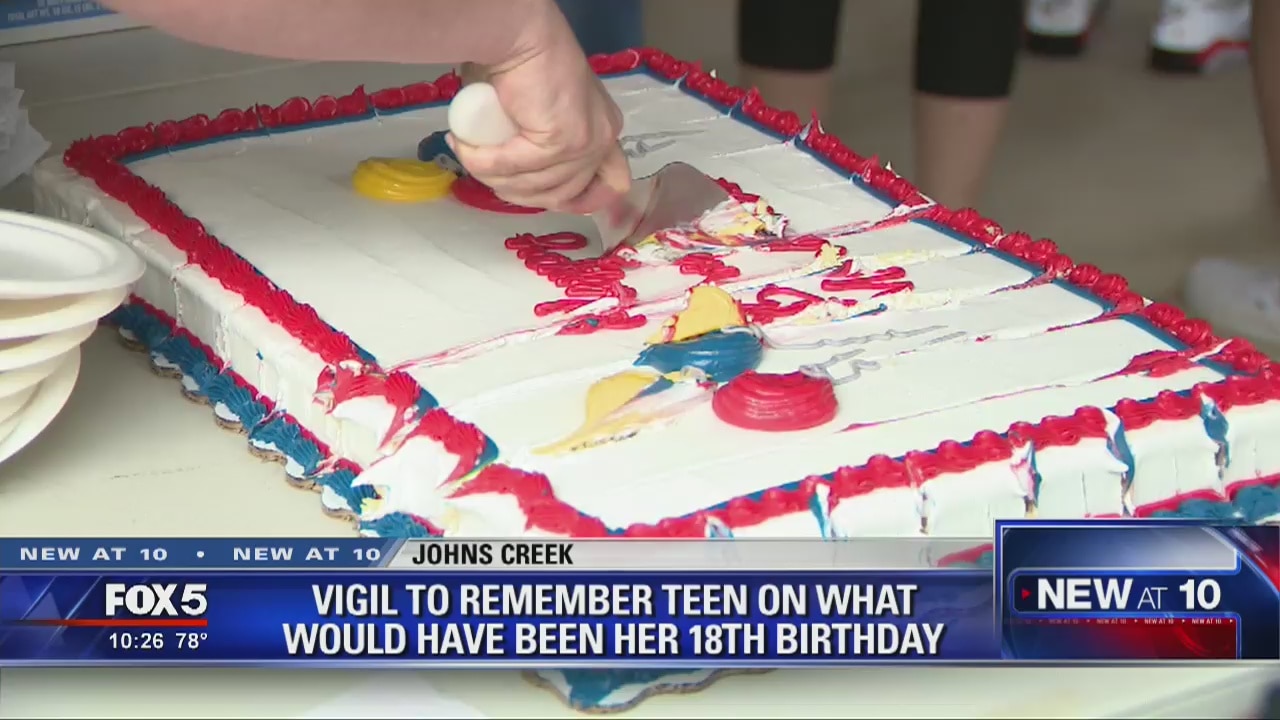 Vigil for teen on her birthday