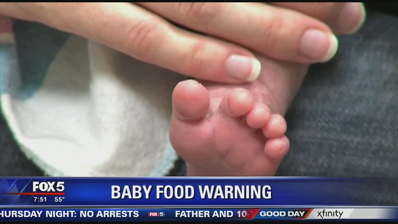 Baby food warning