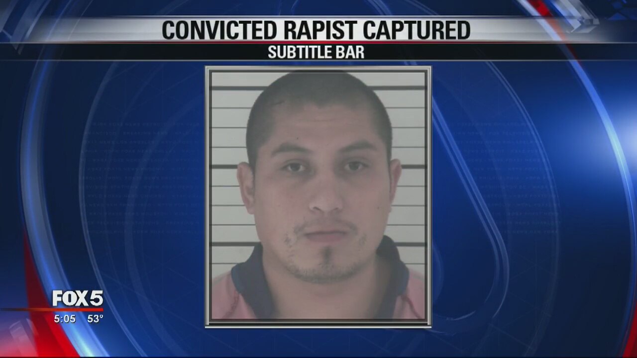 Convicted rapist recaptured