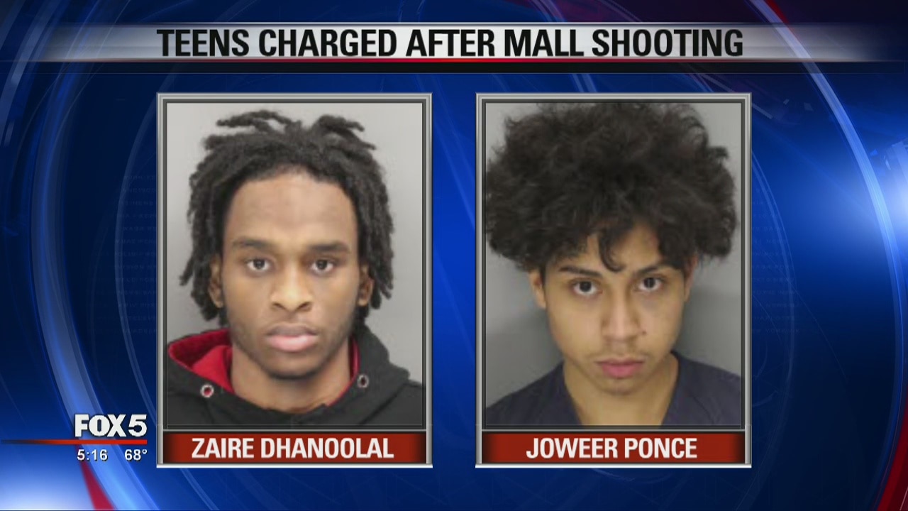 Teens charged after mall shooting