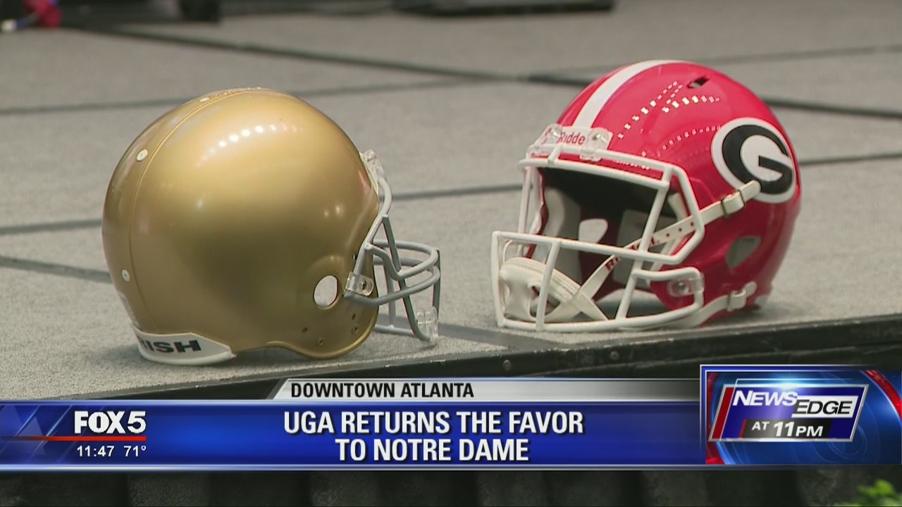 UGA returns the favor to Notre Dame