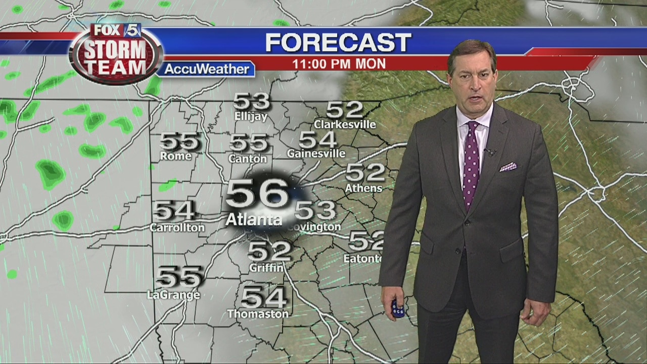 Monday forecast