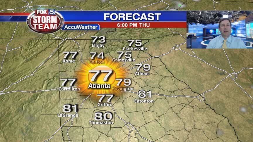 Late Wednesday afternoon weather update