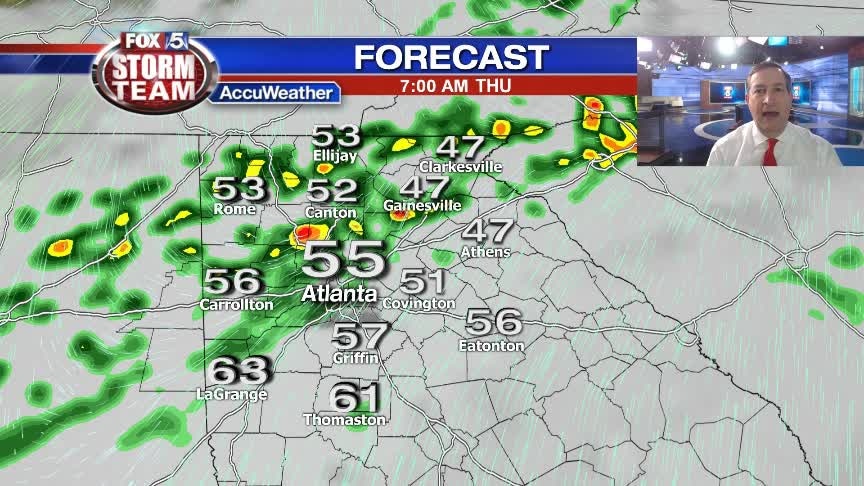 Late Wednesday afternoon weather update
