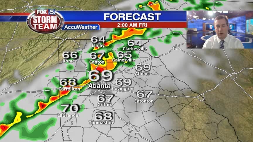 Late Thursday afternoon weather update | FOX 5 Atlanta