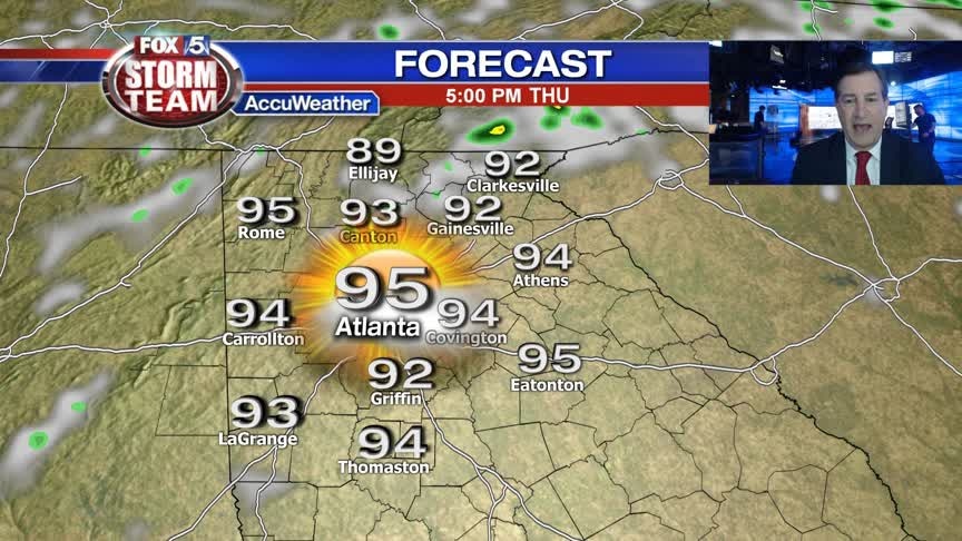 Late Wednesday afternoon weather update