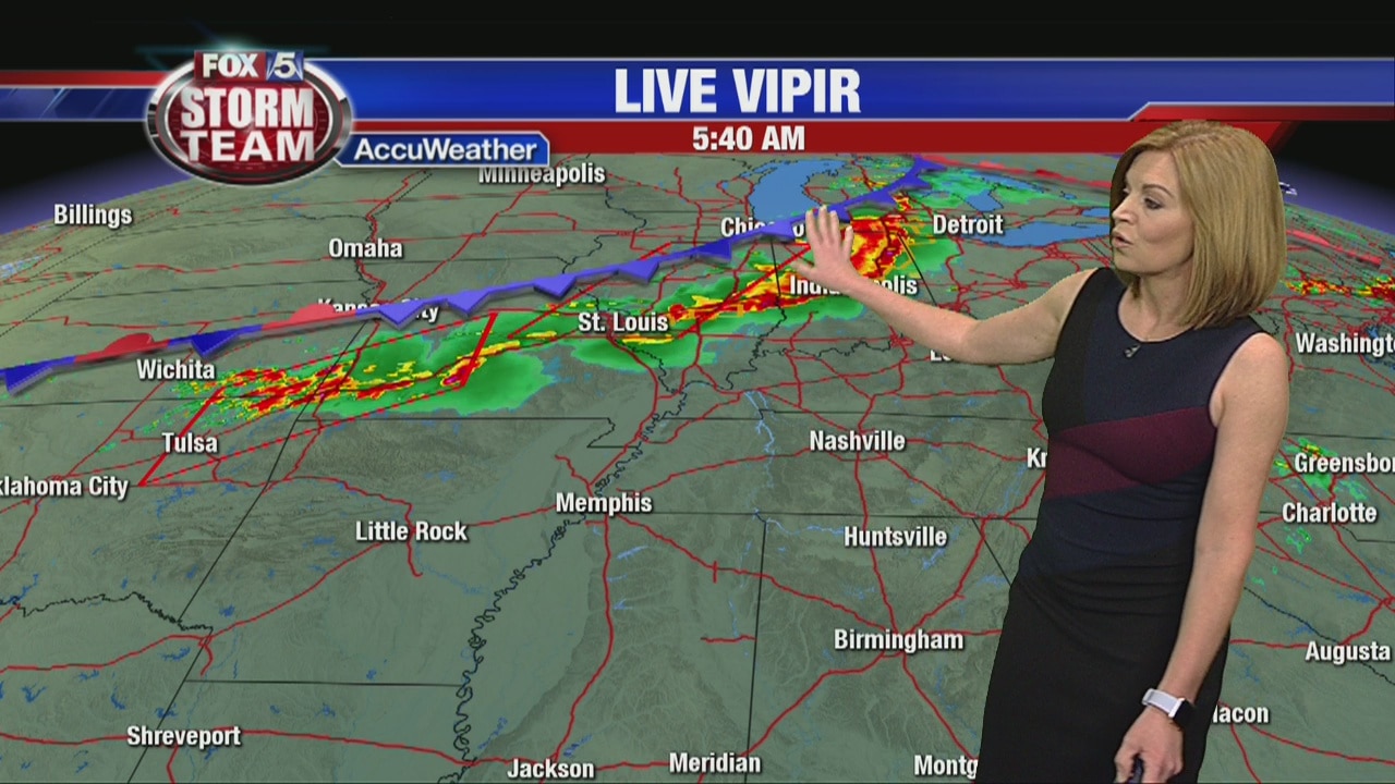 Thursday morning forecast