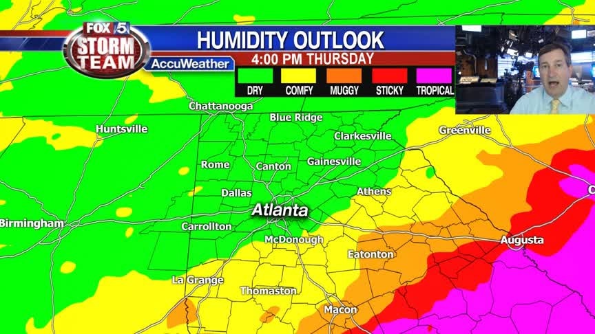 Late Wednesday afternoon weather update