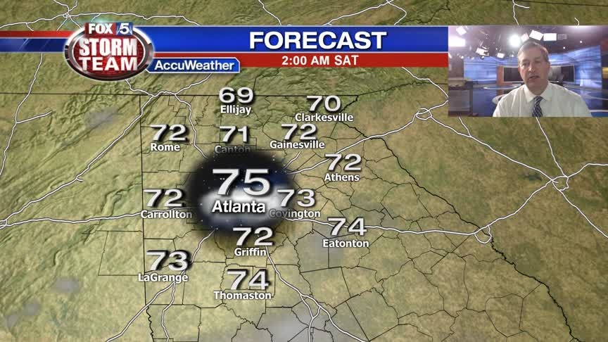 Late Friday afternoon weather update: