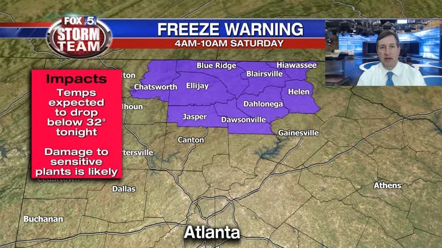 Late Friday afternoon weather update