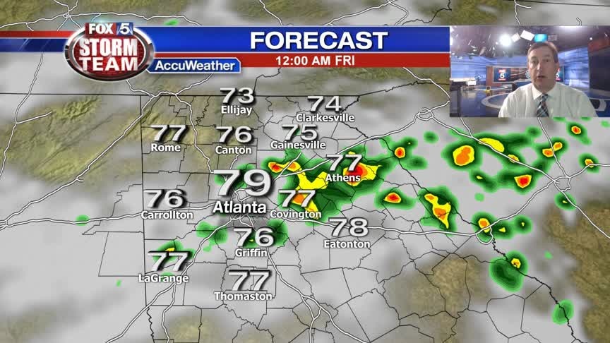 Late Thursday afternoon weather update: