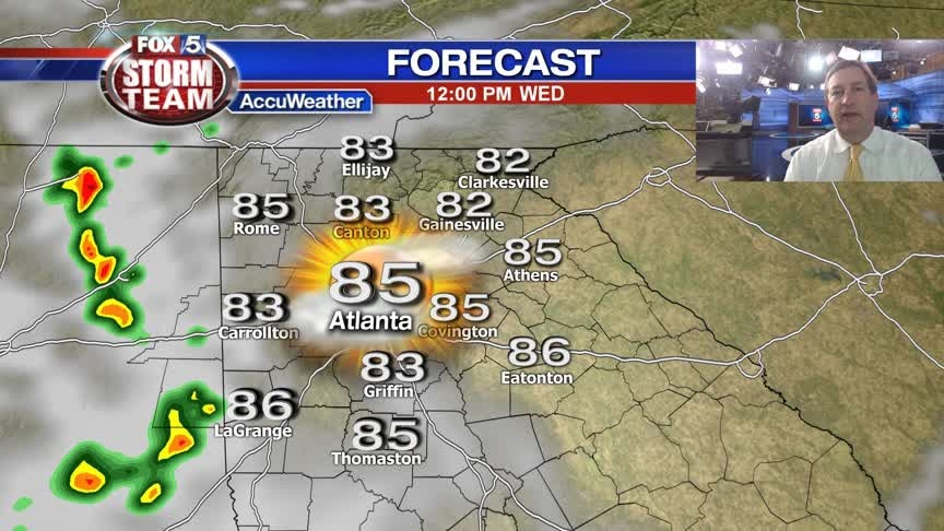 Late Tuesday afternoon weather update