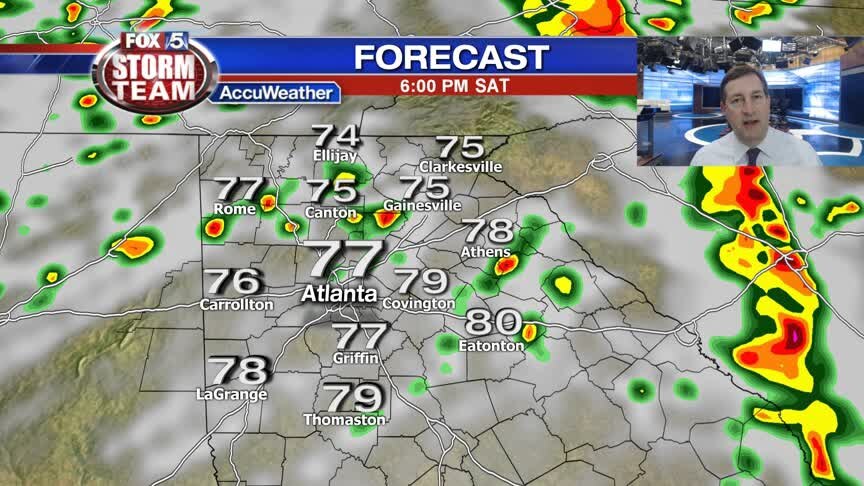 Late Friday afternoon weather update