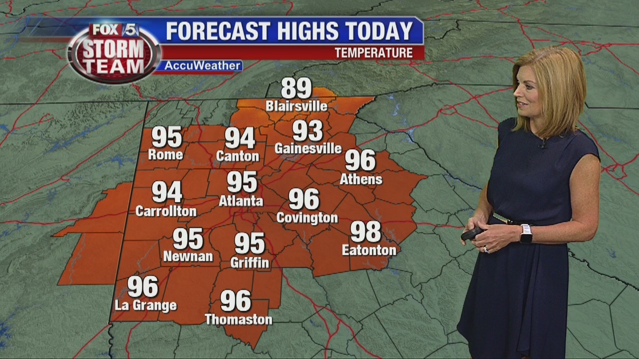 Friday morning forecast