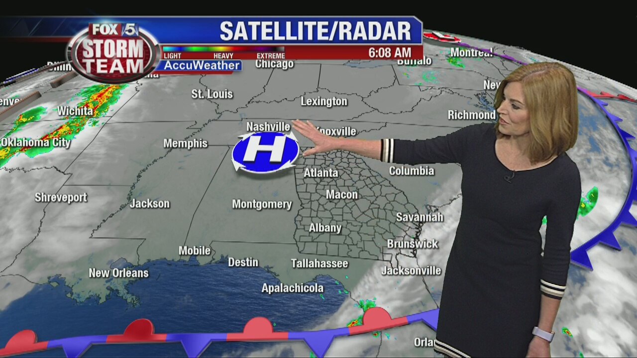 Friday morning forecast