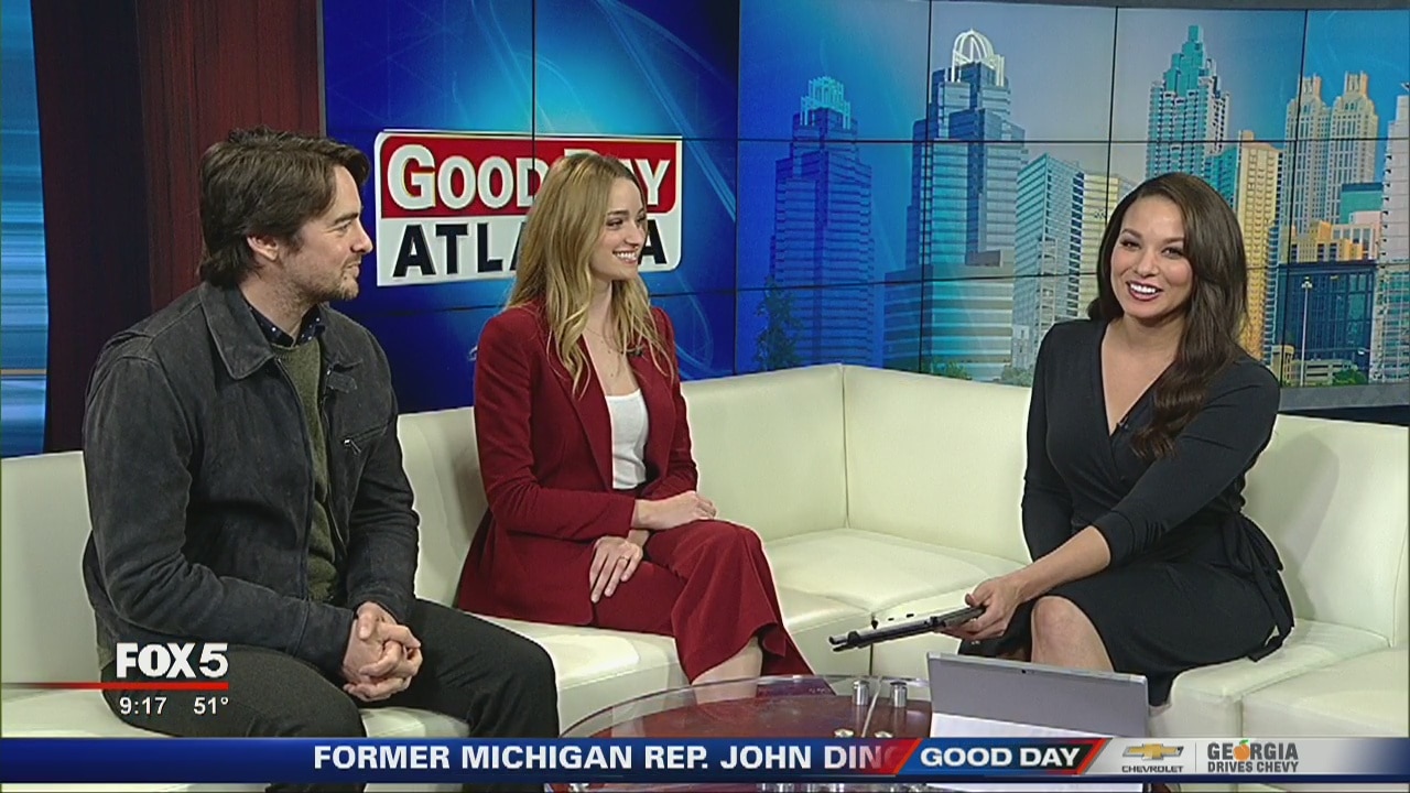 Brianne Howey and Vincent Piazza from 'The Passage' on Good Day Atlanta