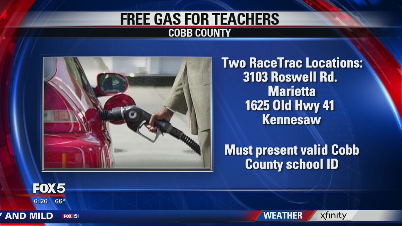 Free gas for teachers