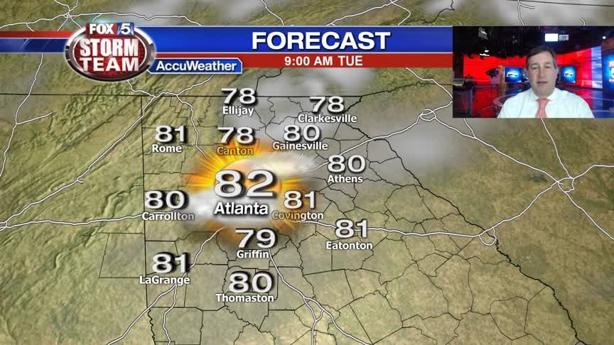 Monday evening outlook