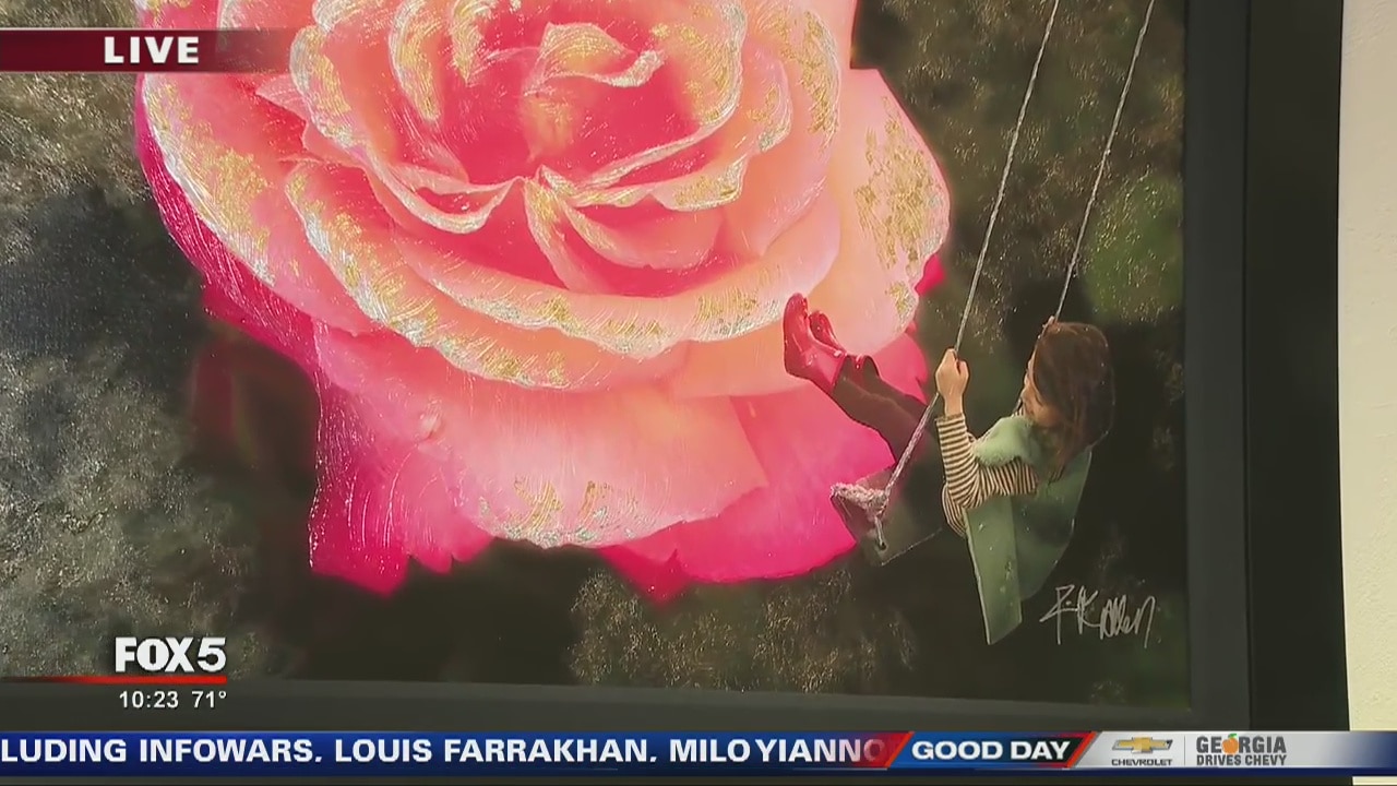 Rock Hall-of-Famer Rick Allen brings art to Atlanta