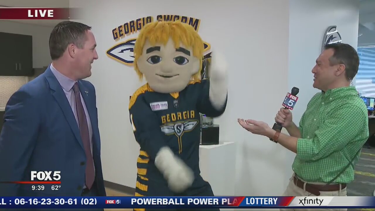 Meet the Georgia Swarm mascot