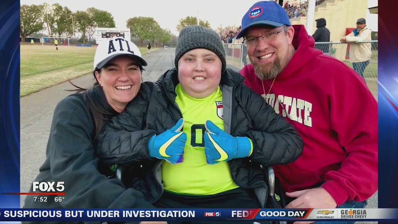 Young soccer player working to 'kick cancer'