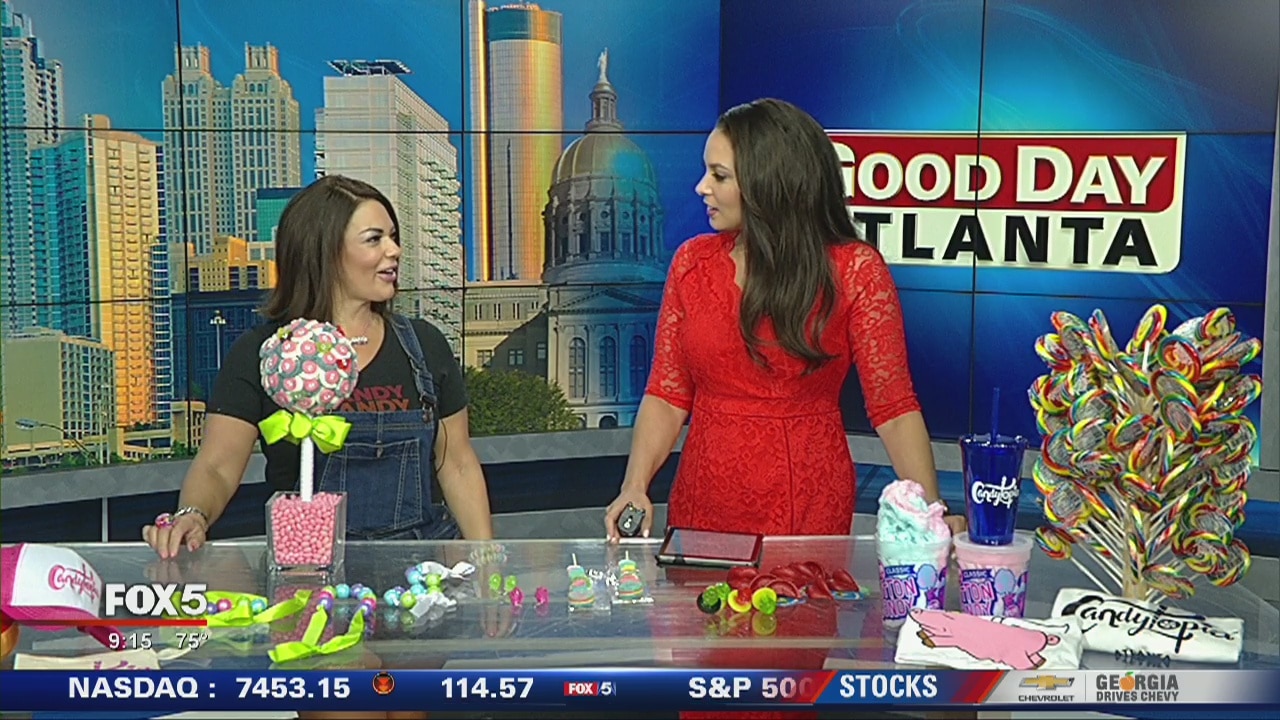 Making candy crafts with Jackie Sorkin