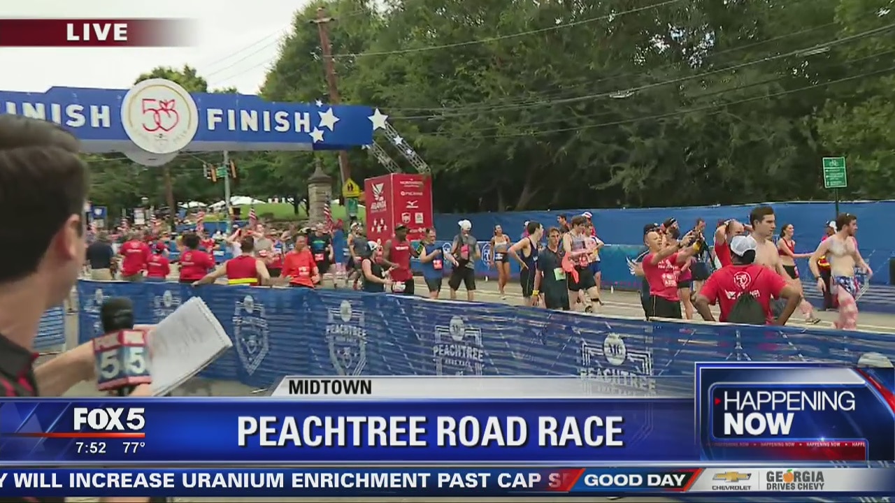 Peachtree Road Race - 7:50 a.m.