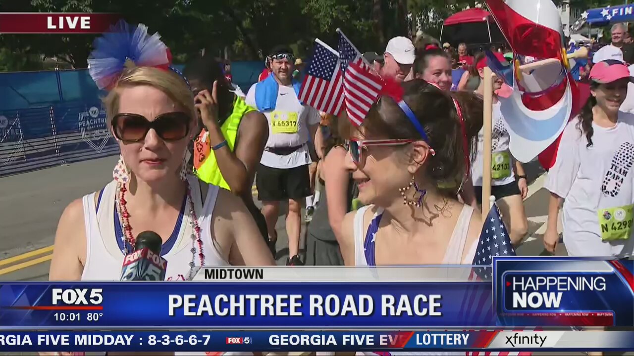 Peachtree Road Race - 10 a.m.