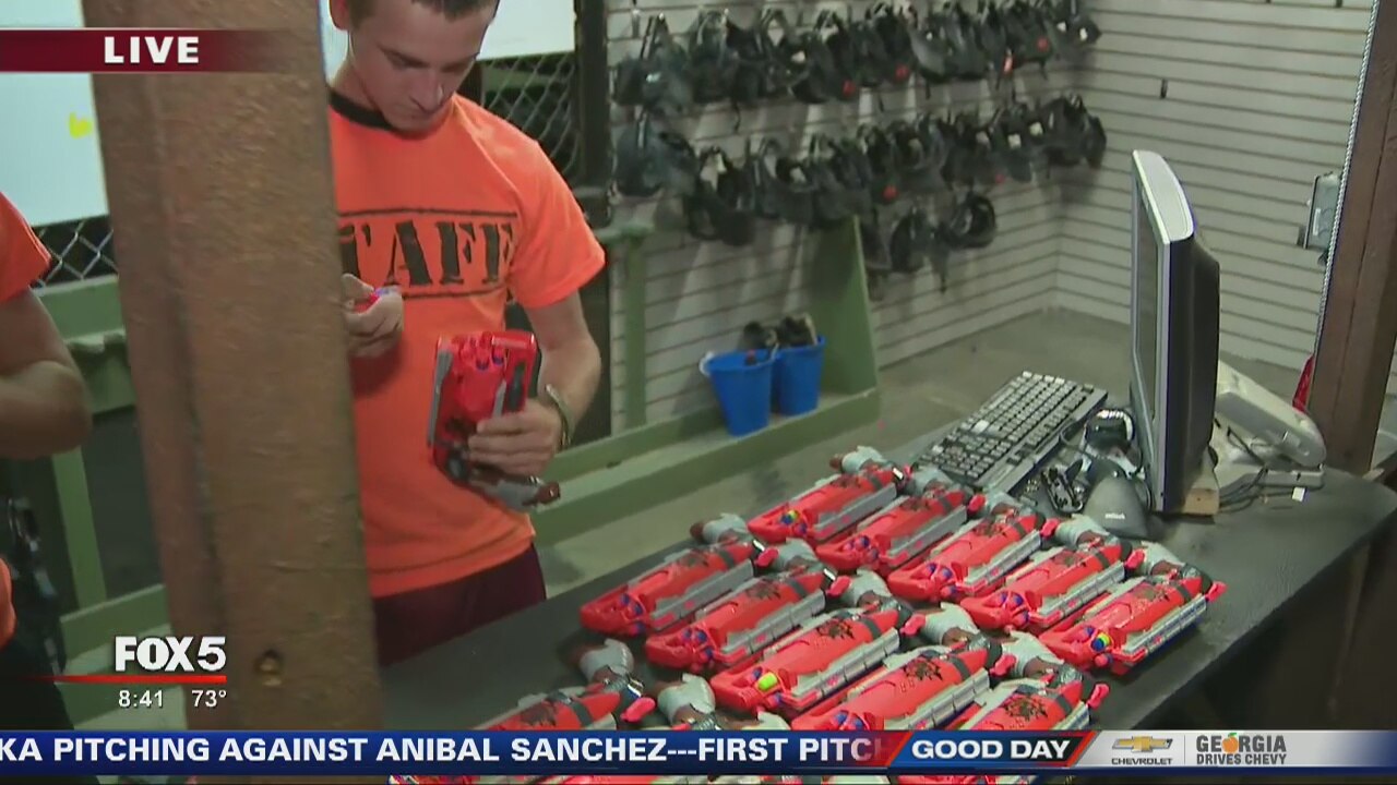 Arena hosts Nerf wars