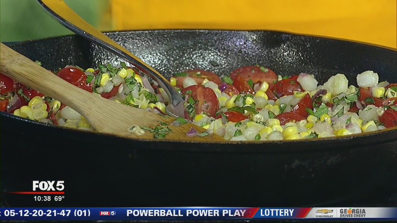 Chadwick Boyd's hominy salad