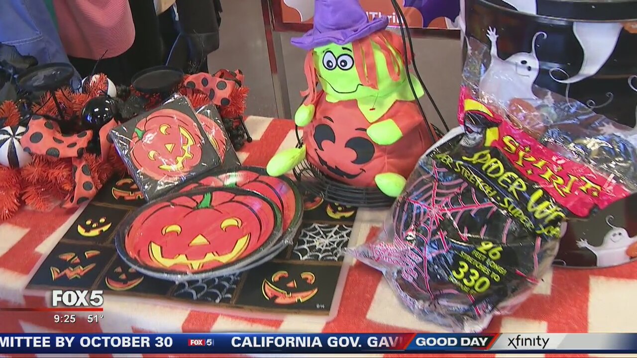 Halloween thrift shopping