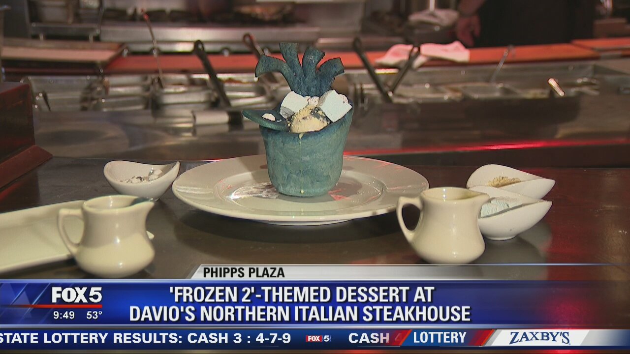 Frozen-themed dessert