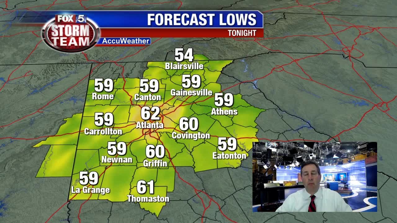Late Friday afternoon weather update