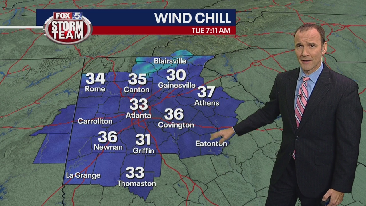 Tuesday morning forecast