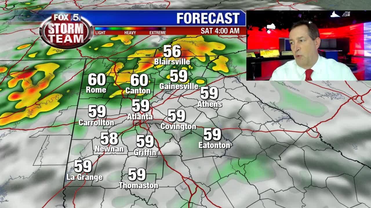 Friday Evening Weather Outlook