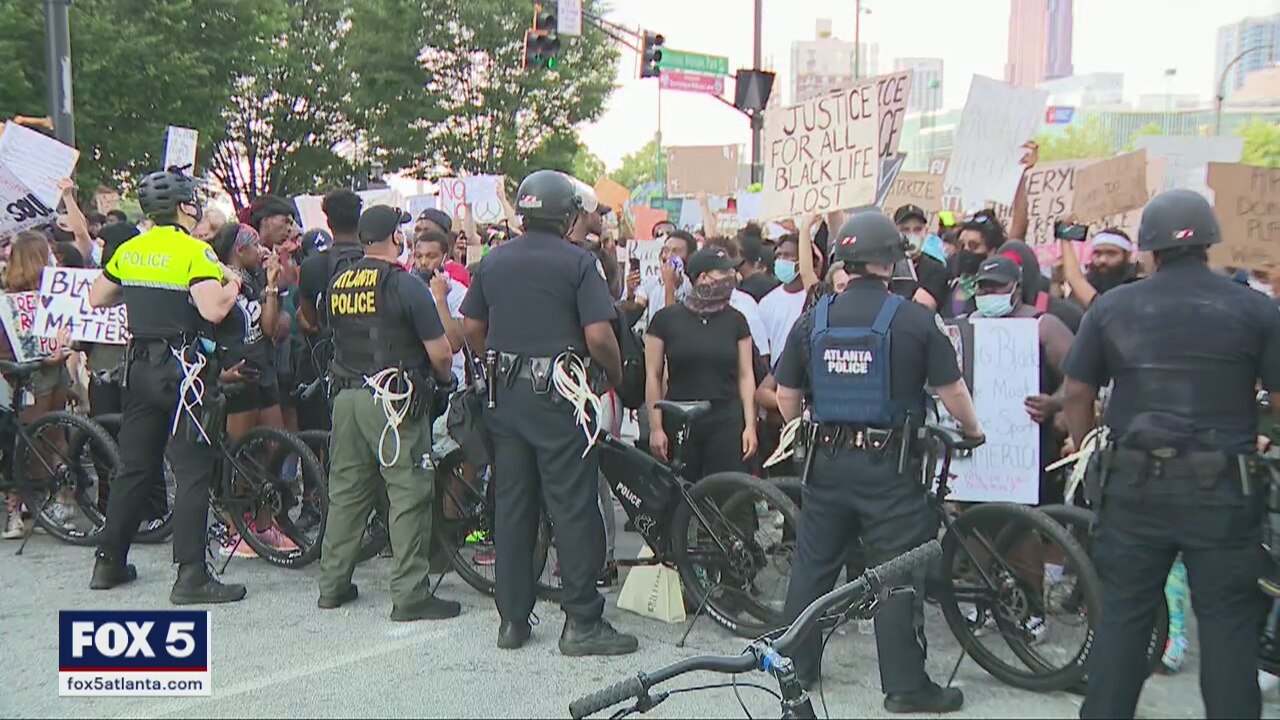 Fifth day of protests ends in Atlanta