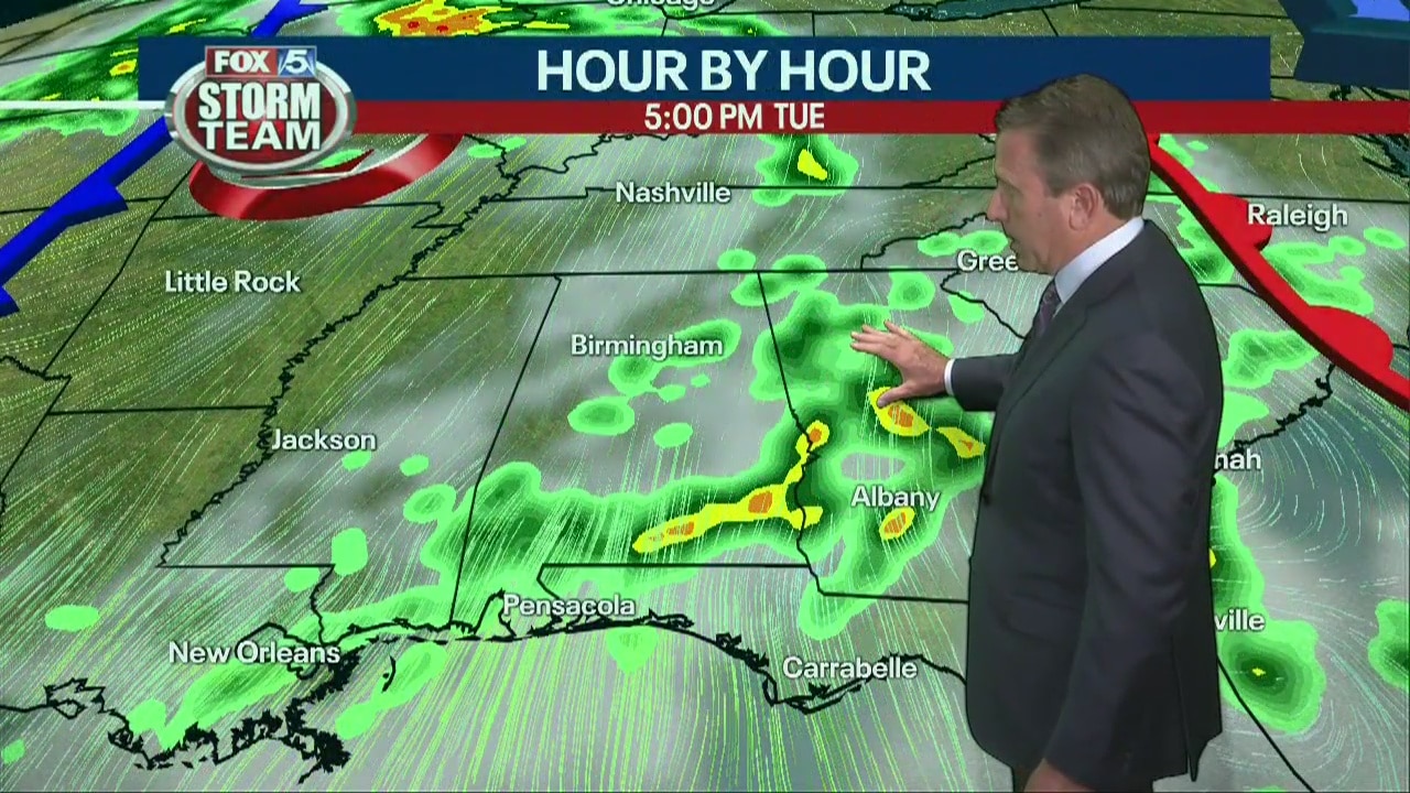 Monday late night forecast