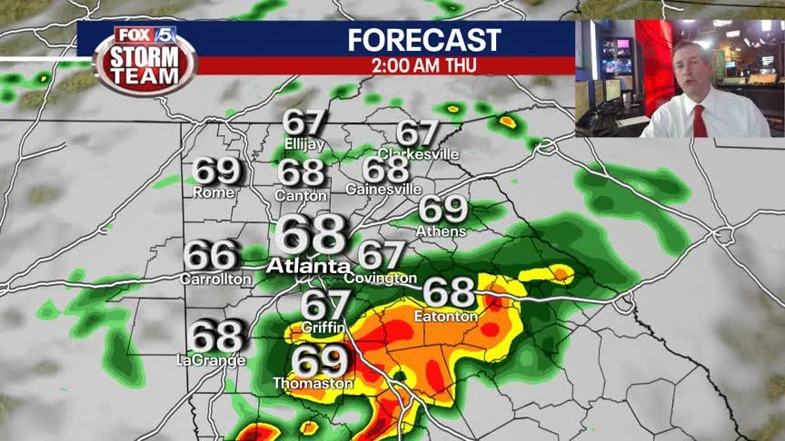 Wednesday night weather update